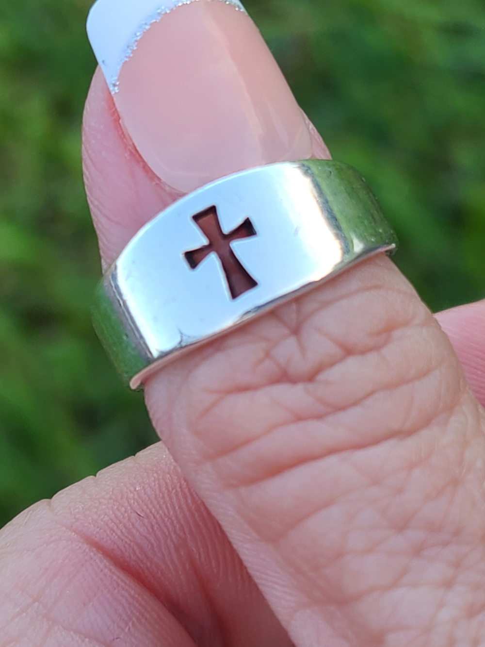 James Avery Narrow Crosslet Ring Size 7